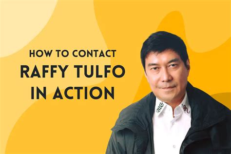 how to send message to raffy tulfo|HOW TO CONTACT RAFFY TULFO / TULFO IN .